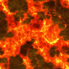 Glow faded flame- natural pattern