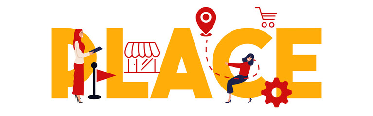 Place illustration of marketing mix strategy the important of location for business