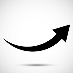 black arrow icon Symbol Sign Isolate on White Background,Vector Illustration