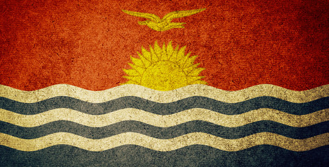 Grunge Flag of kiribati