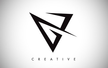 V Letter Modern Trendy Design Logo. Letter V Icon Logo with Modern Monogram