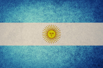 Grunge Flag of  argentina - 287396202