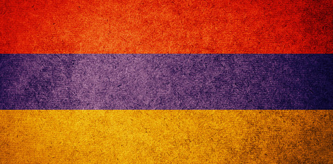 Grunge Flag of Armenia