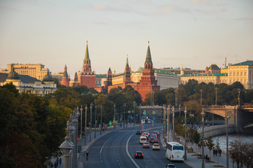 Obraz premium view of the Kremlin from the other side