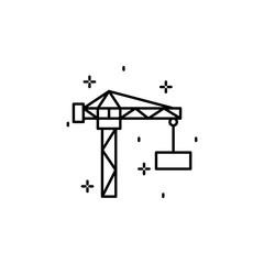 Construction, crane icon. Element of construction icon