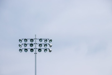 Stadium night lights for football, soccer or baseball game