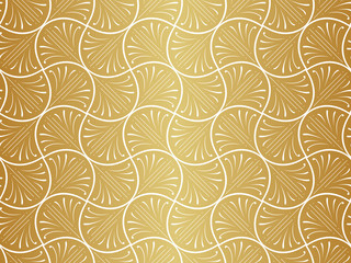 Elegant Damask Floral Vector Seamless Pattern. Decorative Flower Illustration. Abstract Art Deco Background.