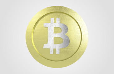 Cryptocurrencies Bitcoin Coin 3D Render