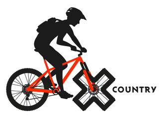Obraz premium Cycliste X COUNTRY VTT Cross Country 10