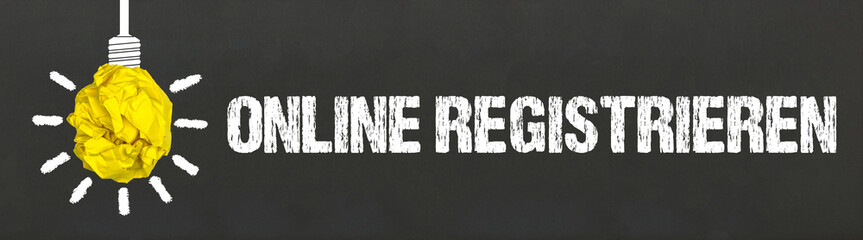 Online registrieren 