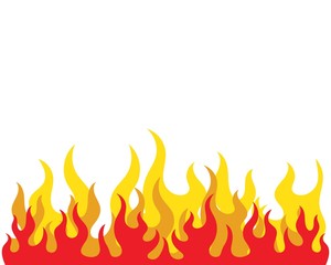 Fire flame Logo icon vector illustration design