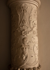 Ornate Column Relief, Portugal