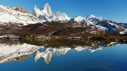 Fototapeta na wymiar Lake in the mountains. Patagonia, Argentina