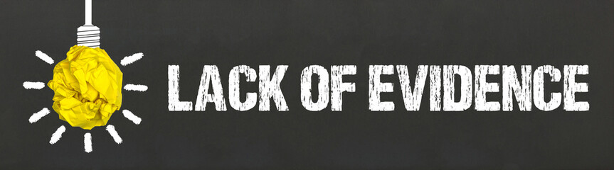 Lack of evidence 