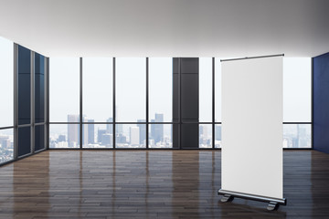 Modern office interior with frame