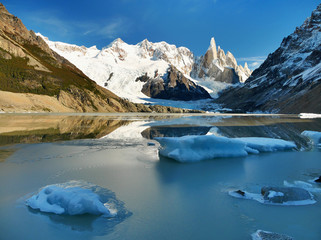 Cerro Torre. Amazing mountains in Patagonia, Argentina