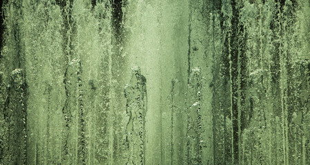 texture fontaine d'eau teinte verte
