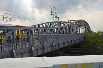 Bösebrücke in Berlin (ehemaliger Grenzübergang Bornholmer Straße)