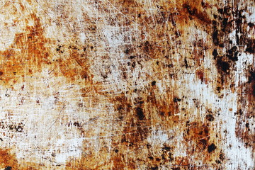scratched rusty metal background halloween concept