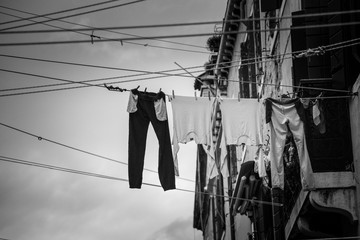 Linge suspendu Venise 2