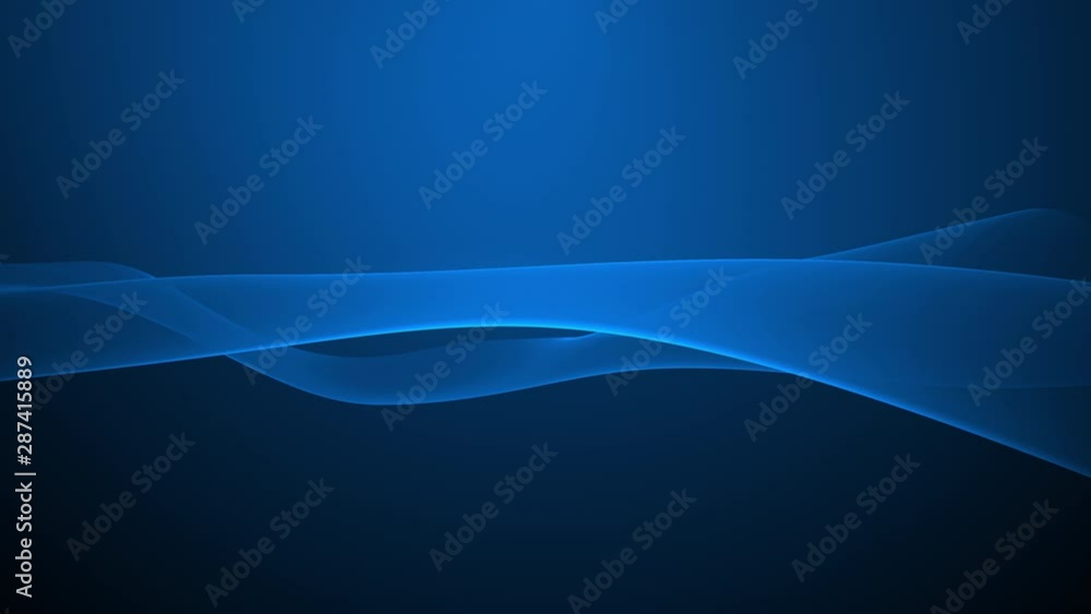 Poster looped animation. abstract wavy background in dark blue color with smooth wave. modern colorful wall