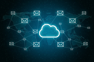 Cloud computing and database concept