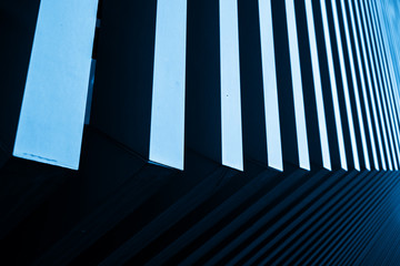 Close-up of abstract architectural structure
