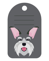 dog card with space to write