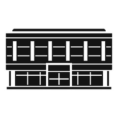 Office business mall icon. Simple illustration of office business mall vector icon for web design isolated on white background