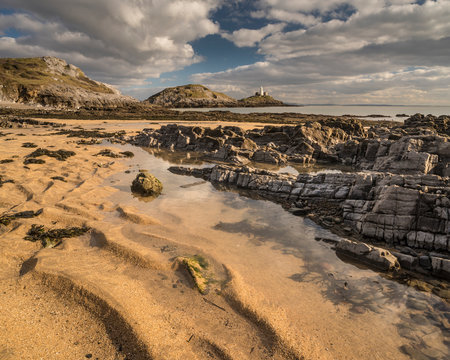 Low tide, Bracelet Bay, Mumbles, Gower, South Wales