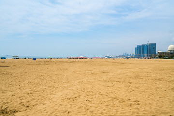 Golden Beach in Qingdao, China