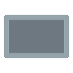 Modern tablet icon. Flat illustration of modern tablet vector icon for web design