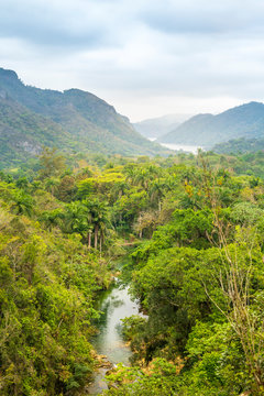 El Nicho valley in the Sierra del Escambray mountains not far from Cienfuegos, Cuba