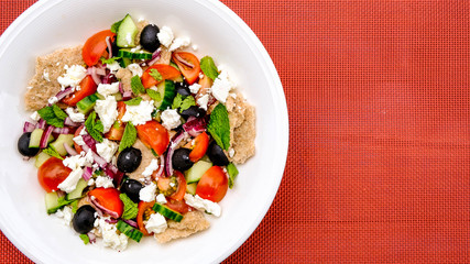 Chunky Fresh Healthy Greek Salad