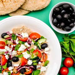 Chunky Fresh Healthy Greek Salad