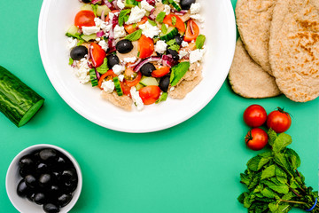 Chunky Fresh Healthy Greek Salad
