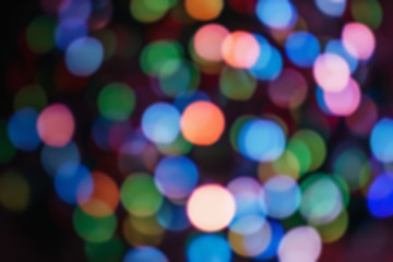 Bokeh blurry- beautiful spark