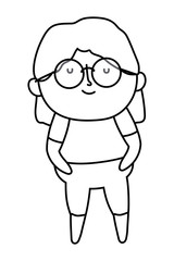 Fototapeta premium Grandmother cartoon vector design vector illustration