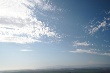 Fototapeta premium Cloud background sky replacement southern California 1