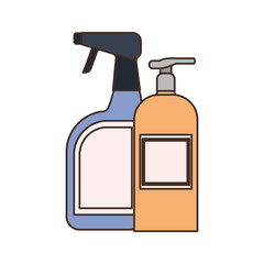 pet grooming container on white background