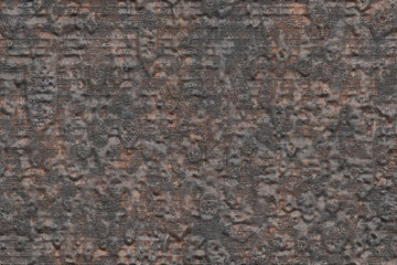 3D vintage metal work- antique metal. Corrosion background- pattern abstract