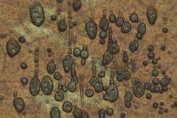 3D vintage metal work- antique metal. Corrosion background- pattern abstract