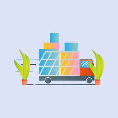 Set of Online shop Illustration for online shop, marketing, sales and sosial media. Modern flat design concept. Web page design for website and mobile website. Flat vector illustration.shop.