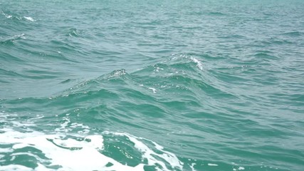 blue ocean waves in thailand
