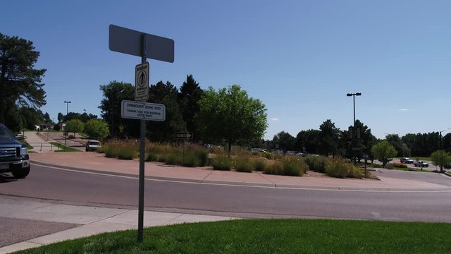 UCCS Roundabout Bird Eye Shot