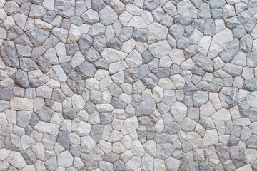 Grey pattern of decorative brown grey slate stone wall surface