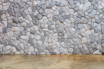 Rock wall background. Rough stone texture.