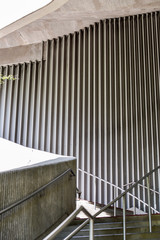 contemporary and modern outdoor urban staircase