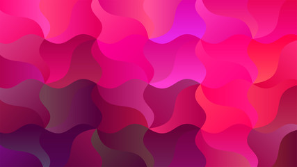 Background with Vibrant Curves of Magenta Purple