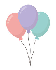 Isolated balloons vector design vector illustration